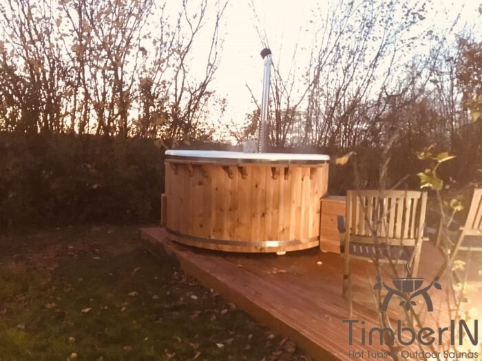 Badefass gfk Thermoholz mit integriertem Ofen Wellness Royal, Jörg, Eutin, Deutschland 2 Badefass Gfk Thermoholz Mit Integriertem Ofen Wellness Royal, Jörg, Eutin, Deutschland (1)