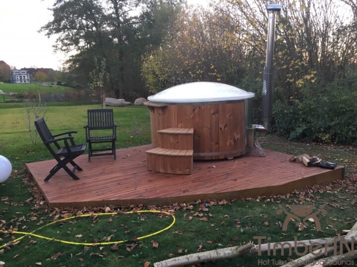 Badefass Gfk Thermoholz Mit Integriertem Ofen Wellness Royal, Jörg, Eutin, Deutschland (2)