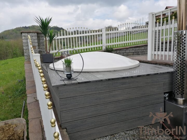 Badezuber Badefass Jakuzzi Hot Tube Einbaumodell Einsatz Eingraben Eingelassen (5)