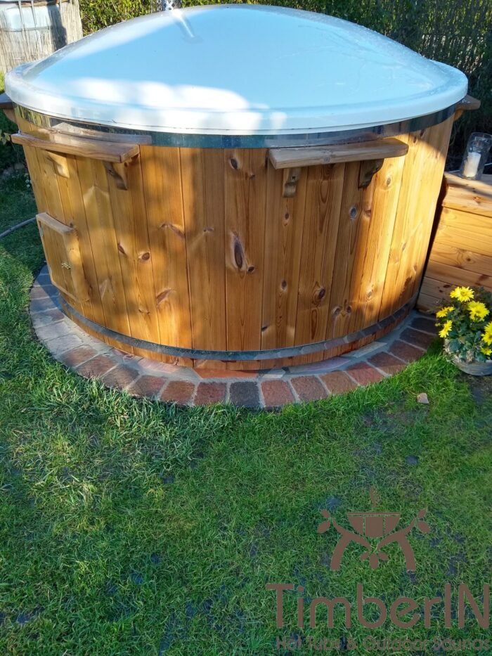 Badefass gfk Thermoholz mit integriertem Ofen Wellness Royal, Christine, Burg, Deutschland 2 Badefass Gfk Thermoholz Mit Integriertem Ofen Wellness Royal, Christine, Burg, Deutschland (1)