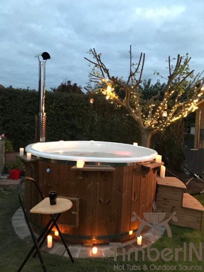 Badefass gfk Thermoholz mit integriertem Ofen Wellness Royal, Christine, Burg, Deutschland 6 Badefass Gfk Thermoholz Mit Integriertem Ofen Wellness Royal, Christine, Burg, Deutschland (6)