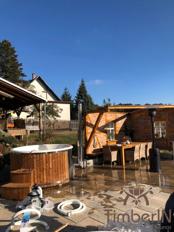 Badefass gfk Thermoholz mit integriertem Ofen Wellness Royal, Ina, Mohlsdorf-Teichwolframsdorf-Thüringen, Deutschland 6 Badefass Gfk Thermoholz Mit Integriertem Ofen Wellness Royal, Ina, Mohlsdorf Teichwolframsdorf Thüringen, Deutschland (6)