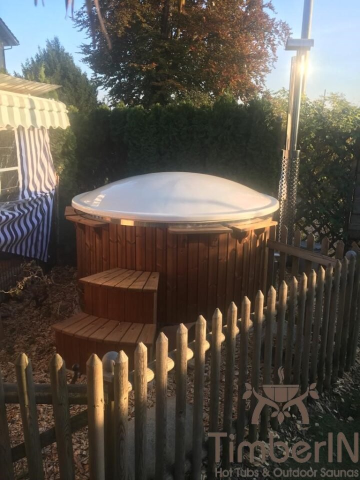 Badefass Gfk Thermoholz Mit Integriertem Ofen Wellness Royal, Ralph, Hefenhofen, Schweiz (1)