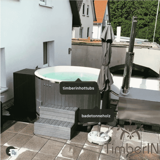 Badezuber Badefass GFK Mit WPC Verkleidung, Jochen, Gaildorf, Deutschland