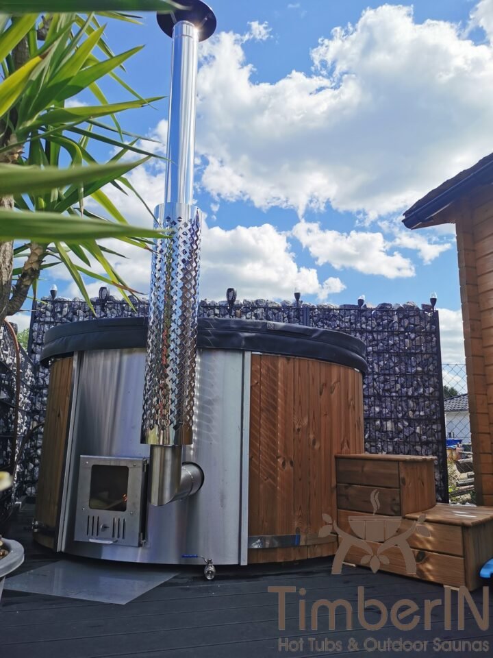 Badezuber Badefass Hot Tube Mit Whirlpool Holzofen TimberIN Rojal, Stefanie, Treuenbrietzen, Deutschland (2)