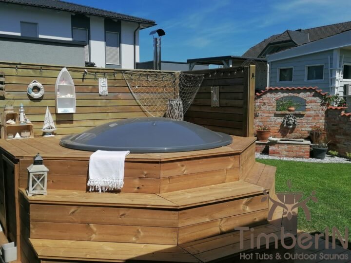 Badezuber Badefass Jakuzzi Hot Tube Einbaumodell Einsatz Eingraben Eingelassen, Danijela, Strengberg, Österreich (1)