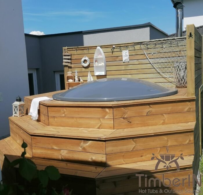 Badezuber Badefass Hot tube Einbaumodell Einsatz Eingraben Eingelassen, Danijela, Strengberg, Österreich 2 Badezuber Badefass Jakuzzi Hot tube Einbaumodell Einsatz Eingraben Eingelassen