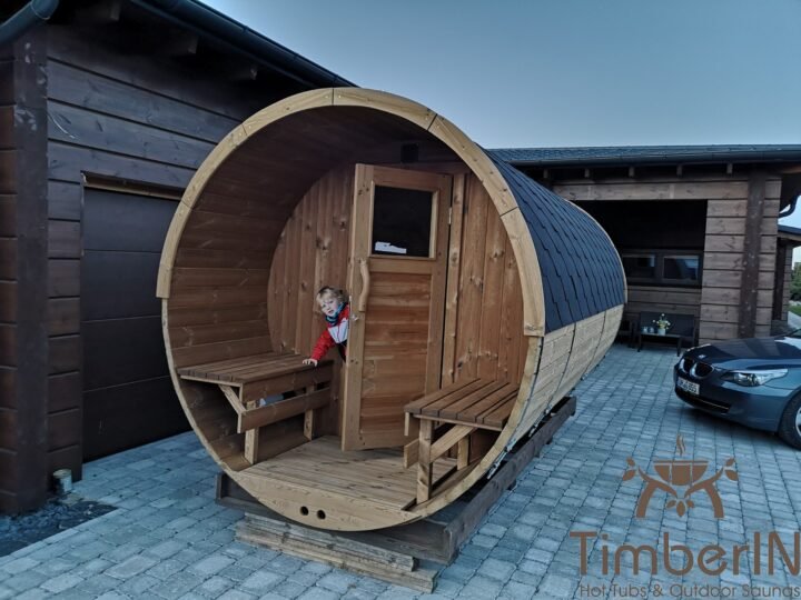 Fasssauna Mit Holzofen Oder Mit Elektrischer Heizung HARVIA, Tobias, Rodeberg, Deutschland (2)