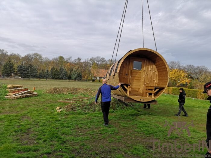 Fasssauna mit Holzofen oder mit elektrischer Heizung HARVIA, Tobias, Rodeberg, Deutschland 5 Fasssauna Mit Holzofen Oder Mit Elektrischer Heizung HARVIA, Tobias, Rodeberg, Deutschland (5)