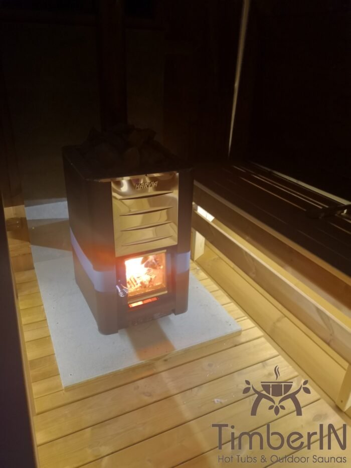 Fasssauna mit Holzofen oder mit elektrischer Heizung HARVIA, Tobias, Rodeberg, Deutschland 7 Fasssauna Mit Holzofen Oder Mit Elektrischer Heizung HARVIA, Tobias, Rodeberg, Deutschland (7)