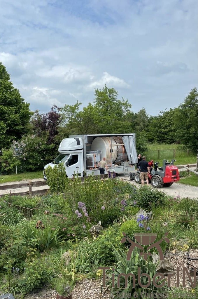 Badezuber Badebottich 180 Kunststoff mit Innenofen, Annegret, Kirch Grambow, Deutschland 3 Image2