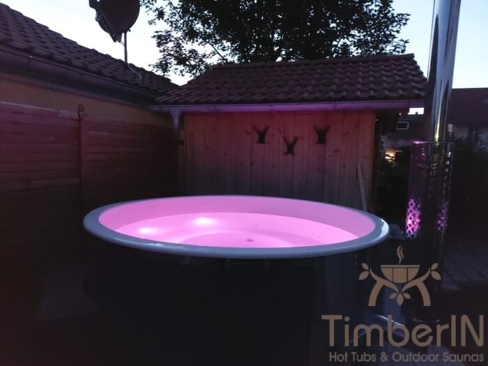 Badezuber Badefass GFK mit WPC Verkleidung, Thomas, Durach, Deutschland 5 Badezuber Badefass GFK Mit WPC Verkleidung, Thomas, Durach, Deutschland (4)