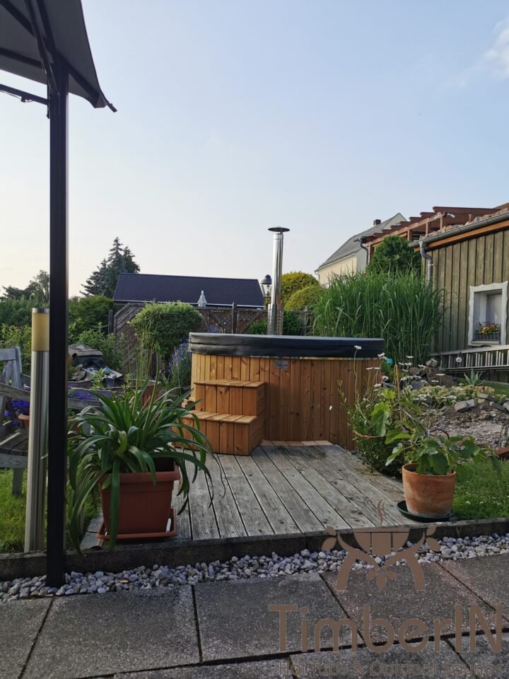 Badezuber Badefass Hot Tube Mit Whirlpool Holzofen TimberIN Rojal, Hans Jörg, Niederfrohna, Deutschland