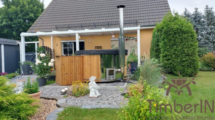 Badezuber Badefass Hot Tube Mit Whirlpool Holzofen TimberIN Rojal, Mario, Sarmstorf, Deutschland (3)
