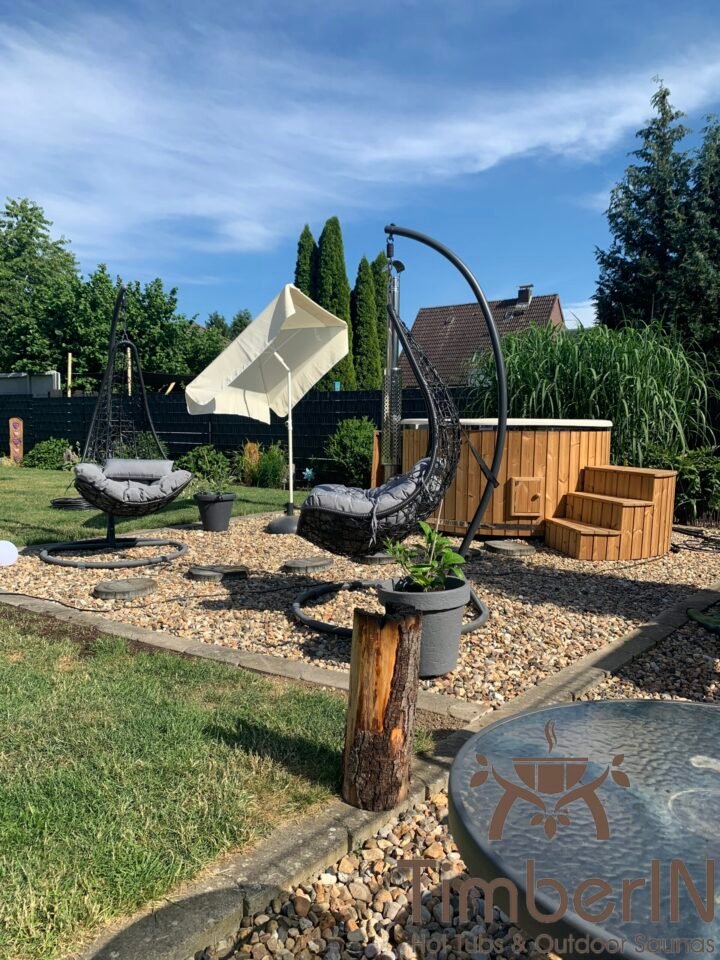 Badezuber Badefass Hot Tube Mit Whirlpool Holzofen TimberIN Rojal, Nadine, LengedeKlein Lafferde, Deutschland