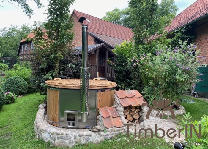 Badefass Badezuber Mit Whirlpool Wellness Royal (2)