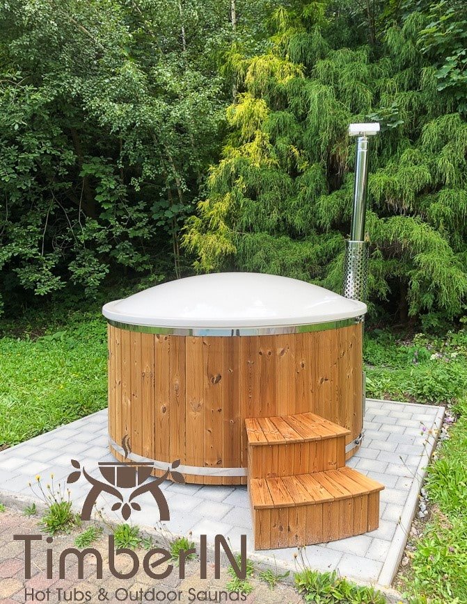 Badefass Badezuber Mit Whirlpool Wellness Royal