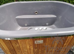 Badetonne Badebottich Oval GFK Für 2 Personen (3) (1)