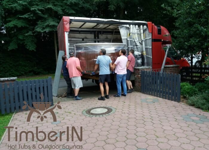 Badezuber Badefass GFK WPC – Thermoholz Verkleidung mit SMART Pellet oder Holzofen, Mario, Celle, Germany 4 Badezuber Badefass GFK WPC – Thermoholz Verkleidung Mit SMART Pellet Oder Holzofen (5)