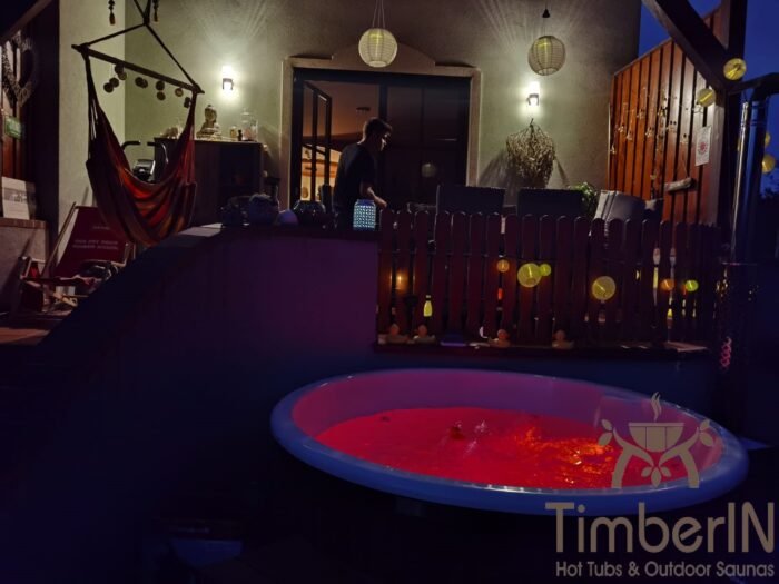 Badezuber Badefass Hot Tube mit Whirlpool Holzofen - TimberIN Rojal, Andreas, Gols, Österreich 3 Badezuber Badefass Hot Tube Mit Whirlpool Holzofen TimberIN Rojal, Andreas, Gols, Österreich (3)