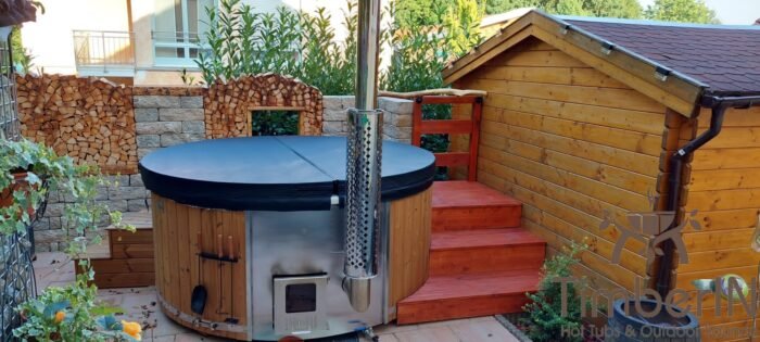 Badezuber Badefass Hot Tube mit Whirlpool Holzofen - TimberIN Rojal, Martin, Steinach, Deutschland 3 Badezuber Badefass Hot Tube Mit Whirlpool Holzofen TimberIN Rojal, Martin, Steinach, Deutschland (2)