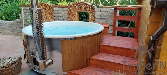 Badezuber Badefass Hot Tube mit Whirlpool Holzofen - TimberIN Rojal, Martin, Steinach, Deutschland 6 Badezuber Badefass Hot Tube Mit Whirlpool Holzofen TimberIN Rojal, Martin, Steinach, Deutschland (5)
