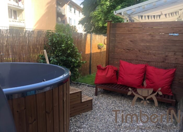 Badezuber GFK mit Aussenofen: Holzofen – Gasofen, Cornelia, Troisdorf, Germany 3 Badezuber GFK Mit Aussenofen Holzofen – Gasofen (3) (1)