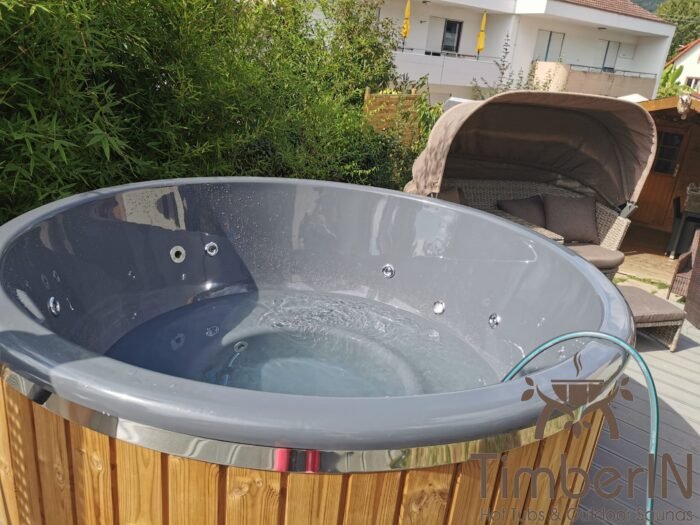 Badezuber Badefass Hot Tube mit Whirlpool Holzofen - TimberIN Rojal, Andrea, Wehr, Deutschland 3 Badezuber Badefass Hot Tube Mit Whirlpool Holzofen TimberIN Rojal, Andrea, Wehr, Deutschland (2)