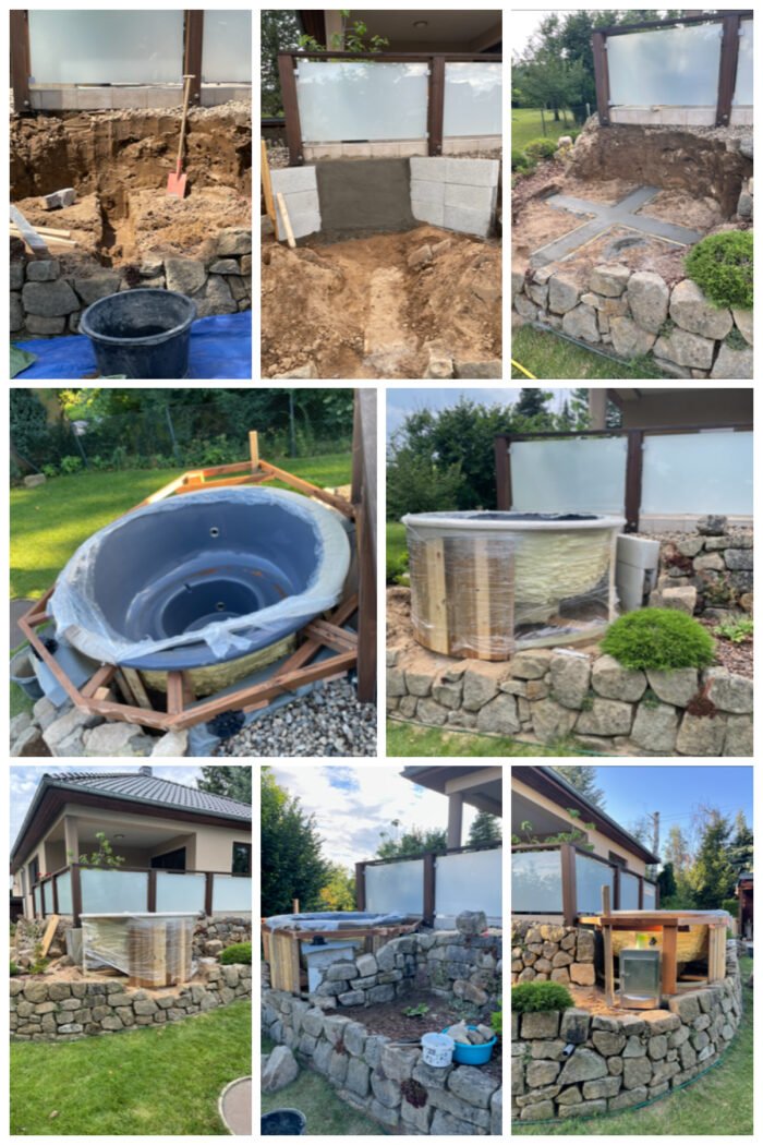 Buiten hottub jacuzzi met externe kachel, René, Pirna, Germany 2 Buiten Hottub Jacuzzi Met Externe Kachel