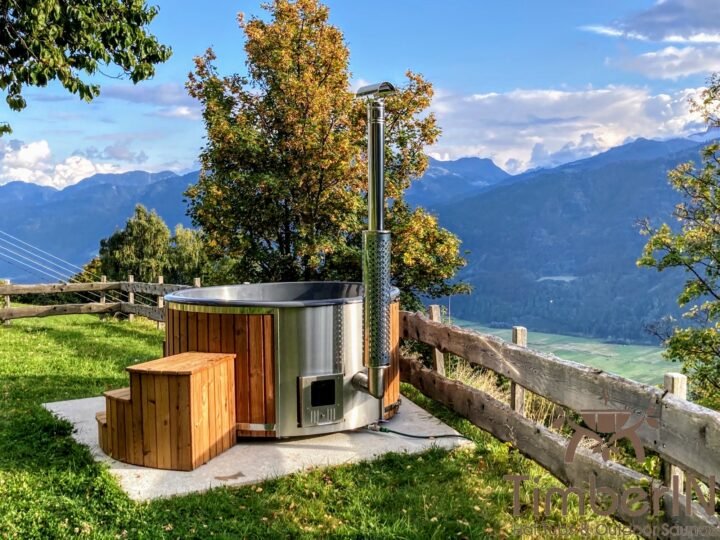 Badefass Badezuber Mit Whirlpool Wellness Royal (1)