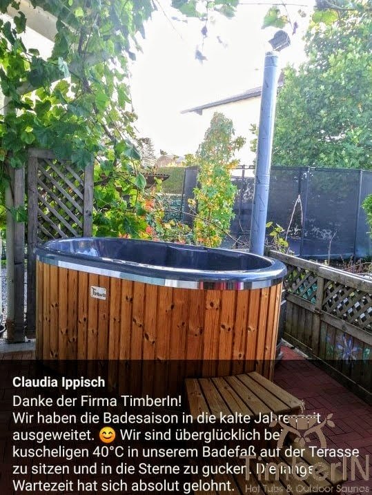 Badefass Badezuber Oval GFK Für 2 Personen (2)