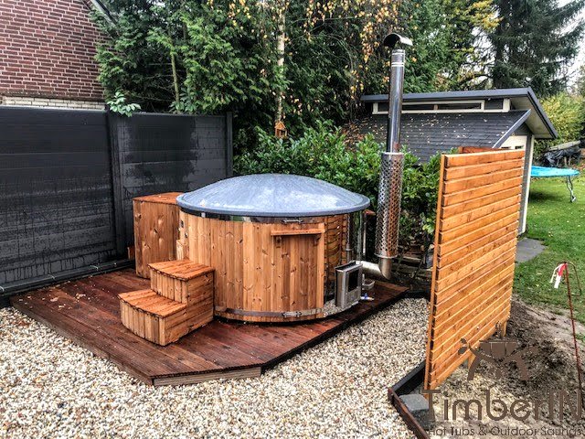 Badefass Badezuber Mit Whirlpool Wellness Royal (1)