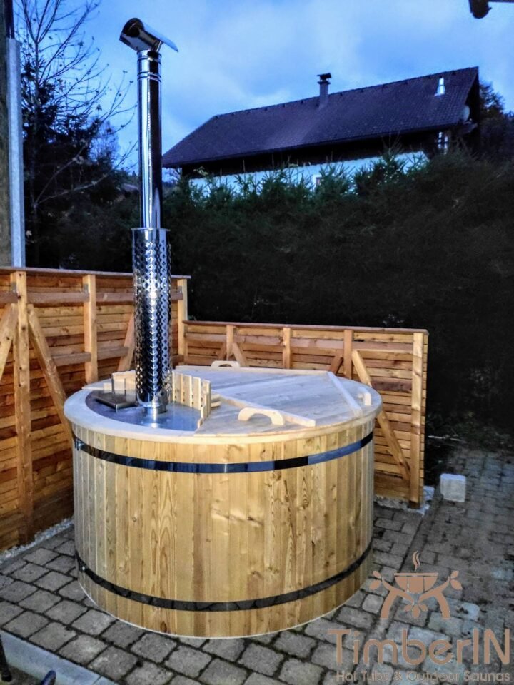 Badezuber Badebottich 180 Kunststoff Mit Innenofen (2)