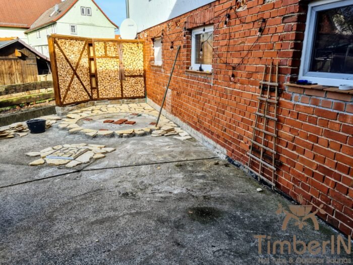 Badezuber GFK Lärche mit integriertem Ofen, Uwe, Lauterbach – Maar, Germany 2 Badezuber GFK Lärche Mit Integriertem Ofen (9)