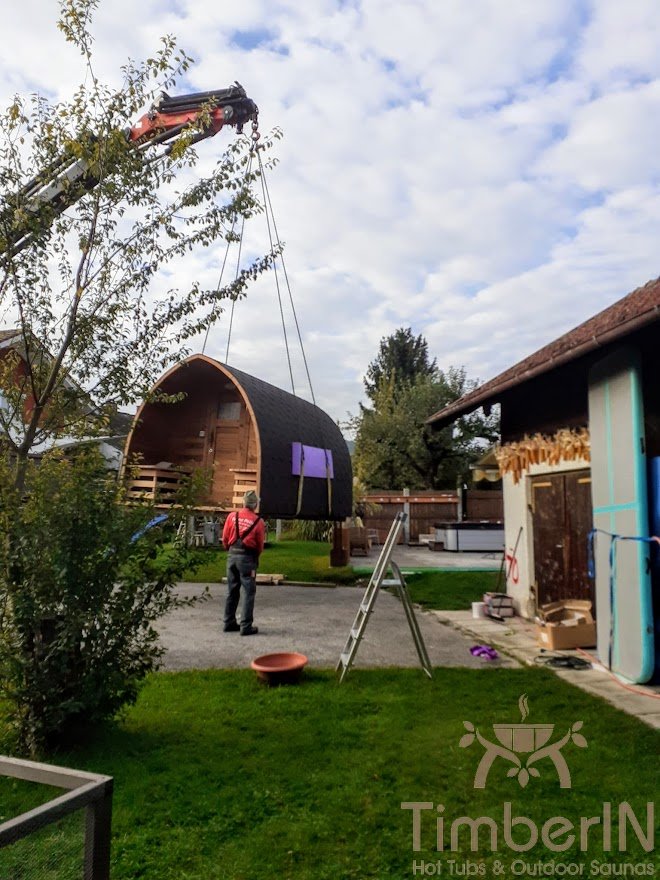 Außensauna Gartensauna Iglu Pod (10)