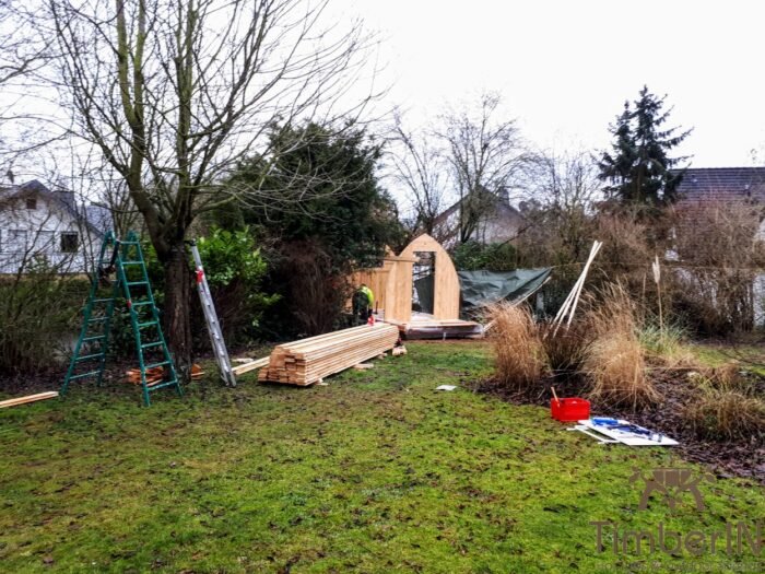 Außensauna Gartensauna Iglu Pod (2)