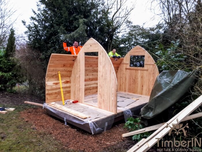 Außensauna Gartensauna Iglu Pod (3)