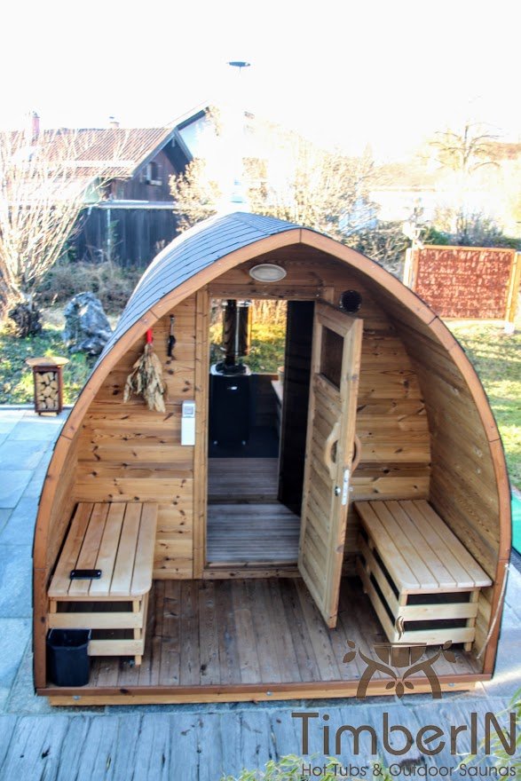 Außensauna Gartensauna Iglu Pod (5)