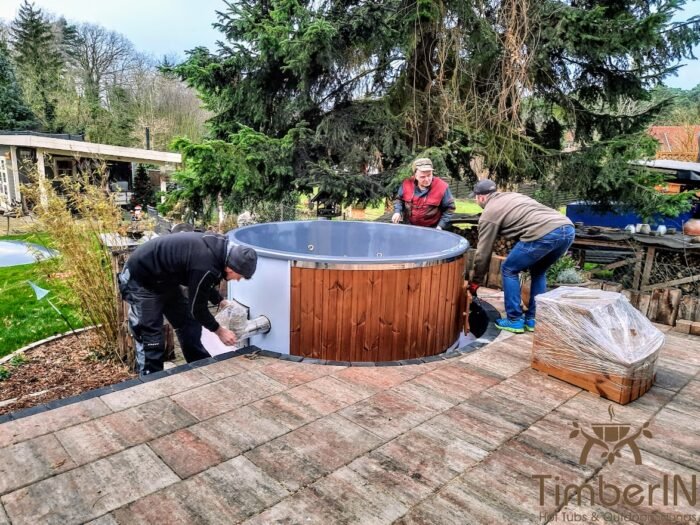 Badefass Badezuber Mit Whirlpool Wellness Royal (3)