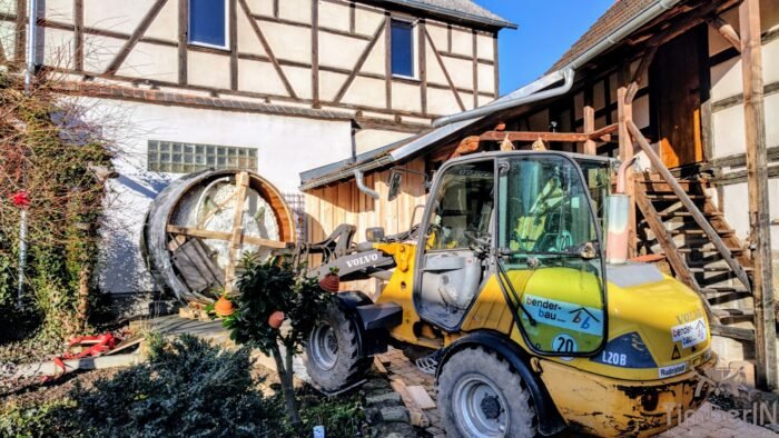 Badezuber Badefass Hot Tube Mit Whirlpool Holzofen – TimberIN Rojal (2)