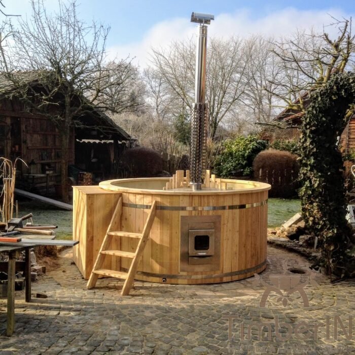 Runder Badezuber Mit Kunststoffeinsatz (3)