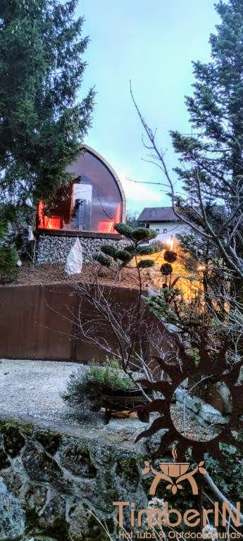 Außensauna Gartensauna Iglu Pod (5)
