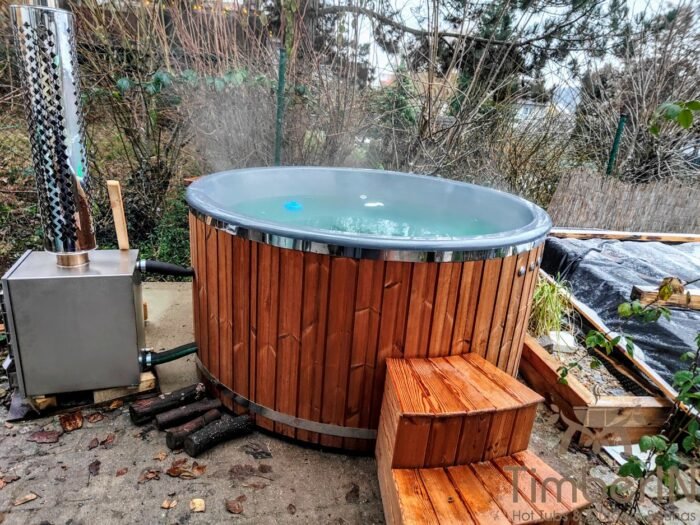 Badezuber Badefass Hot Tube mit Whirlpool Holzofen – TimberIN Rojal, Dominik, Dörfles-Esbach, Germany 2 Badezuber Badefass Hot Tube Mit Whirlpool Holzofen – TimberIN Rojal