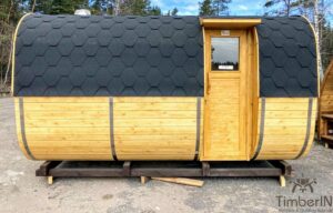 Fasssauna Saunafass Quadratisch (1)