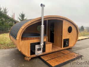 Ovale Außensauna Mit Integriertem Whirlpool (27)