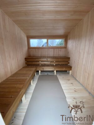Moderne Mini Außensauna Gartensauna (7)