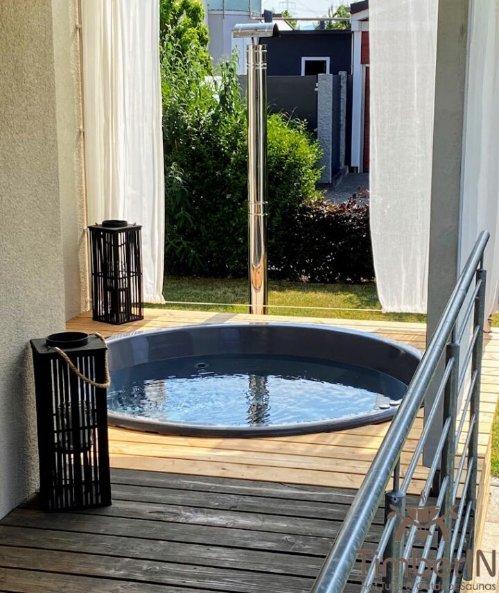 Badezuber Badefass Hot Tube Einbaumodell Einsatz Eingraben Eingelassen (4)