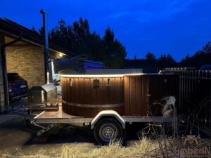 Plastic Hot Tub On A Trailer (2)