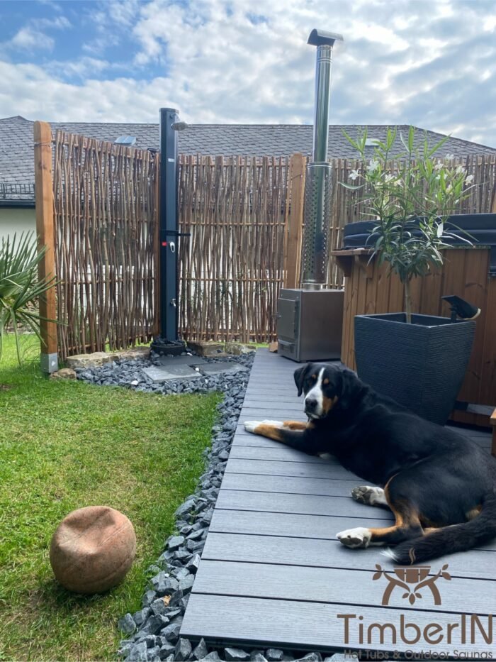 Badefass Hot Tube Whirlpool Mit Holzofen – TimberIN Rojal (3)