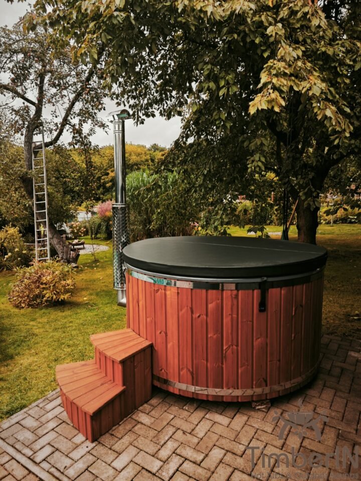Badefass Mit Integriertem Holzofen – Wellness Im Eigenen Garten (2)